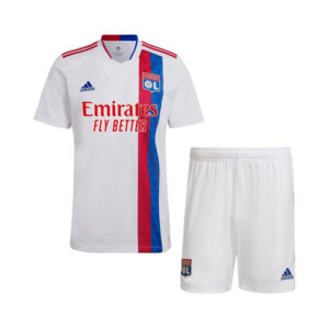 Olympique Lyonnais 2021/22 Home Adult Jersey And Shorts Kit