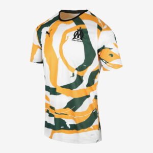 Olympique Marseille 2021 'om Africa' Collectors Jersey - White/green/yellow