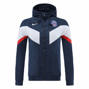 Paris Saint-Germain 2022 Windbreaker Hoodie Jacket Navy