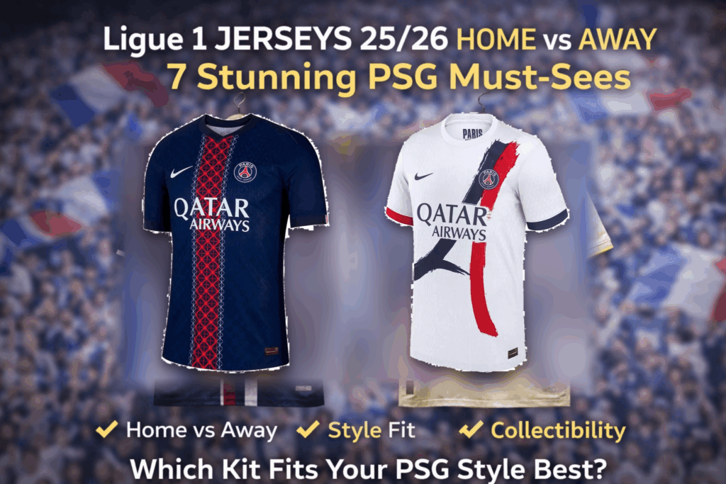 Ligue 1 jerseys 25/26 home vs away: PSG as the Perfect Case Study psg featured style swapped clean