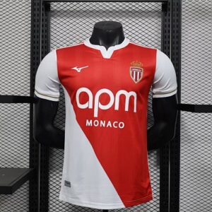 AS Monaco 2025/26 Home Player Version Jersey