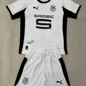 Stade Rennais 2025/26 Away Kids Jersey And Shorts Kit
