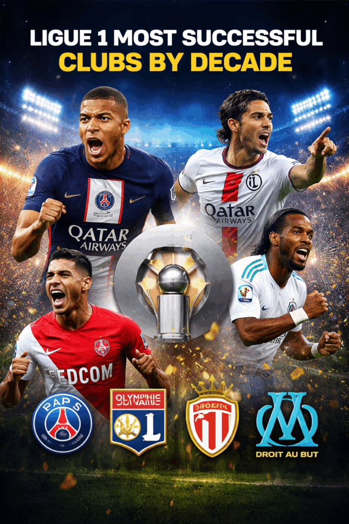 Ligue 1 Most Successful Clubs by Decade ae223338 e45c 4531 aaa9 80bbadc79a81