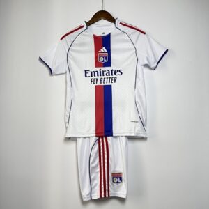 Olympique Lyonnais 2025/26 Home Kids Jersey And Shorts Kit