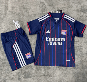 Olympique Lyonnais 2025/26 Away Adult Jersey And Shorts Kit