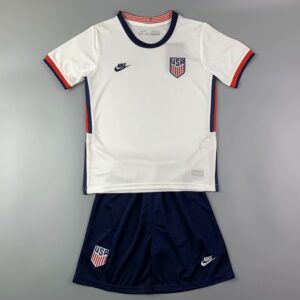 USA 2021 Home Kids Jersey And Shorts Kit