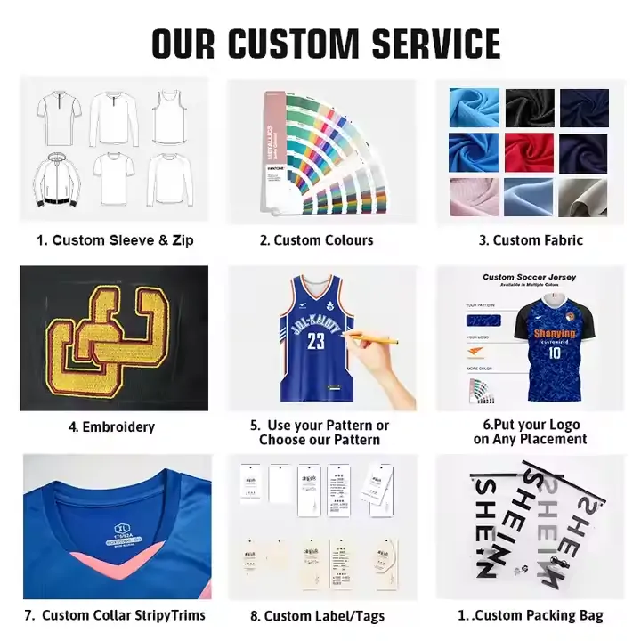 custom World Cup jerseys with name number color fabric and packing options