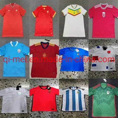 Wholesale national team soccer jerseys for quality and size comparison